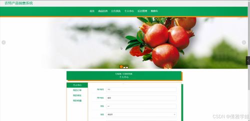 java计算机毕业设计农特产品销售系统 开题 程序 论文